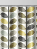 Orla Kiely scribble stem curtains seagrass duckegg blue - British product