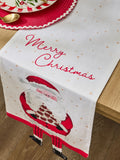 Red Santa Musical Light Up Table Runner, imported from the UK