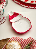 Red Santa Shaped Spoon Rest