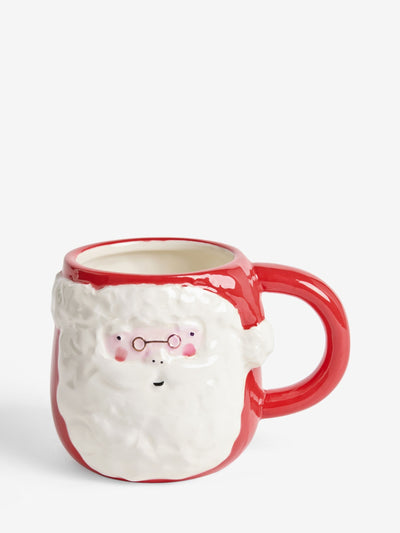 Next Christmas Santa Face Mug Stoneware 11cm- Buy online at McGrocer