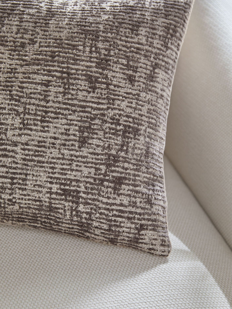 Sosandar grey Isadora textured cushion, imported from the UK