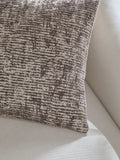 Sosandar grey Isadora textured cushion, imported from the UK
