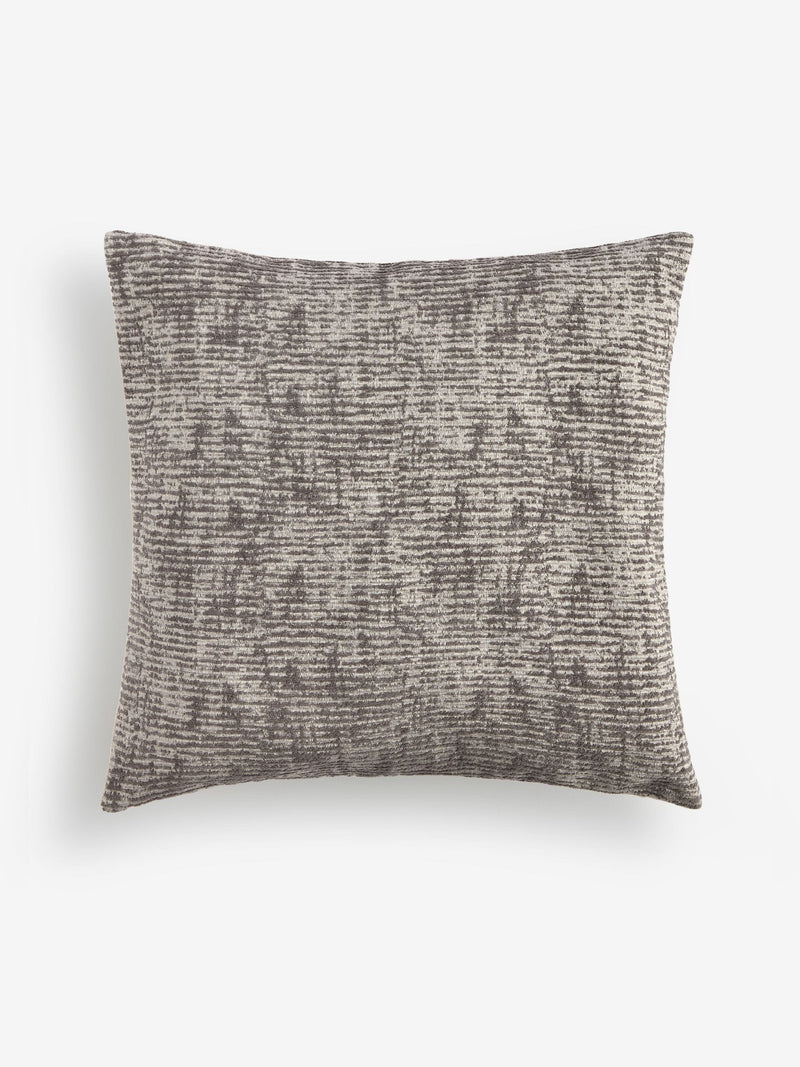 Sosandar grey Isadora textured cushion, imported from the UK