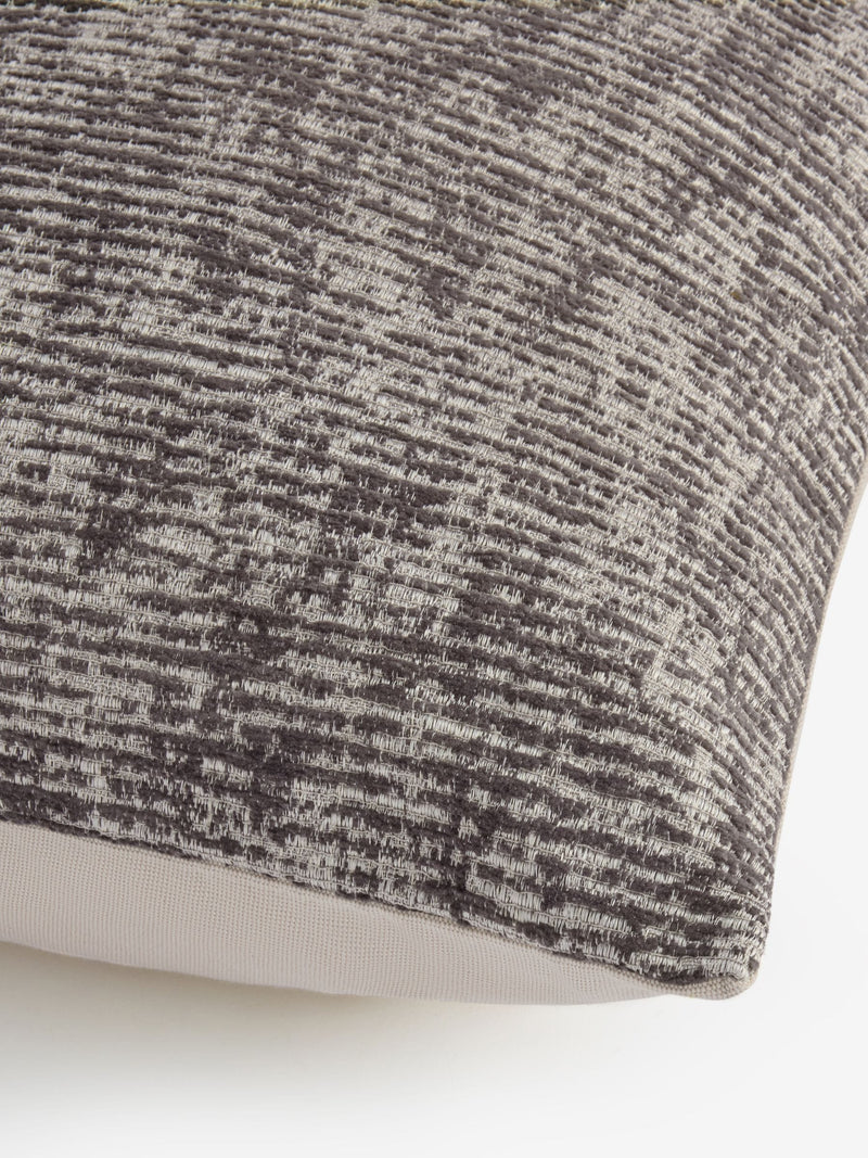 Sosandar grey Isadora textured cushion, imported from the UK