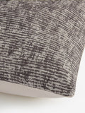 Sosandar grey Isadora textured cushion, imported from the UK