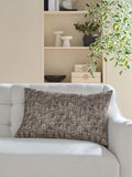 Sosandar grey Isadora textured cushion, imported from the UK