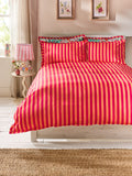 Lucy Tiffney rose dahlias duvet cover and pillowcase set, UK version