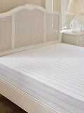 Shabby Chic by Rachel Ashwell pink cabana stripe fitted sheet (British brand)