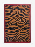 Rockett St George tiger print wool tufted rug - British product