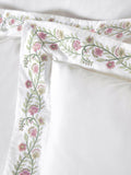 Nina Campbell white embroidered Lilah pillowcases set of 2 - British product