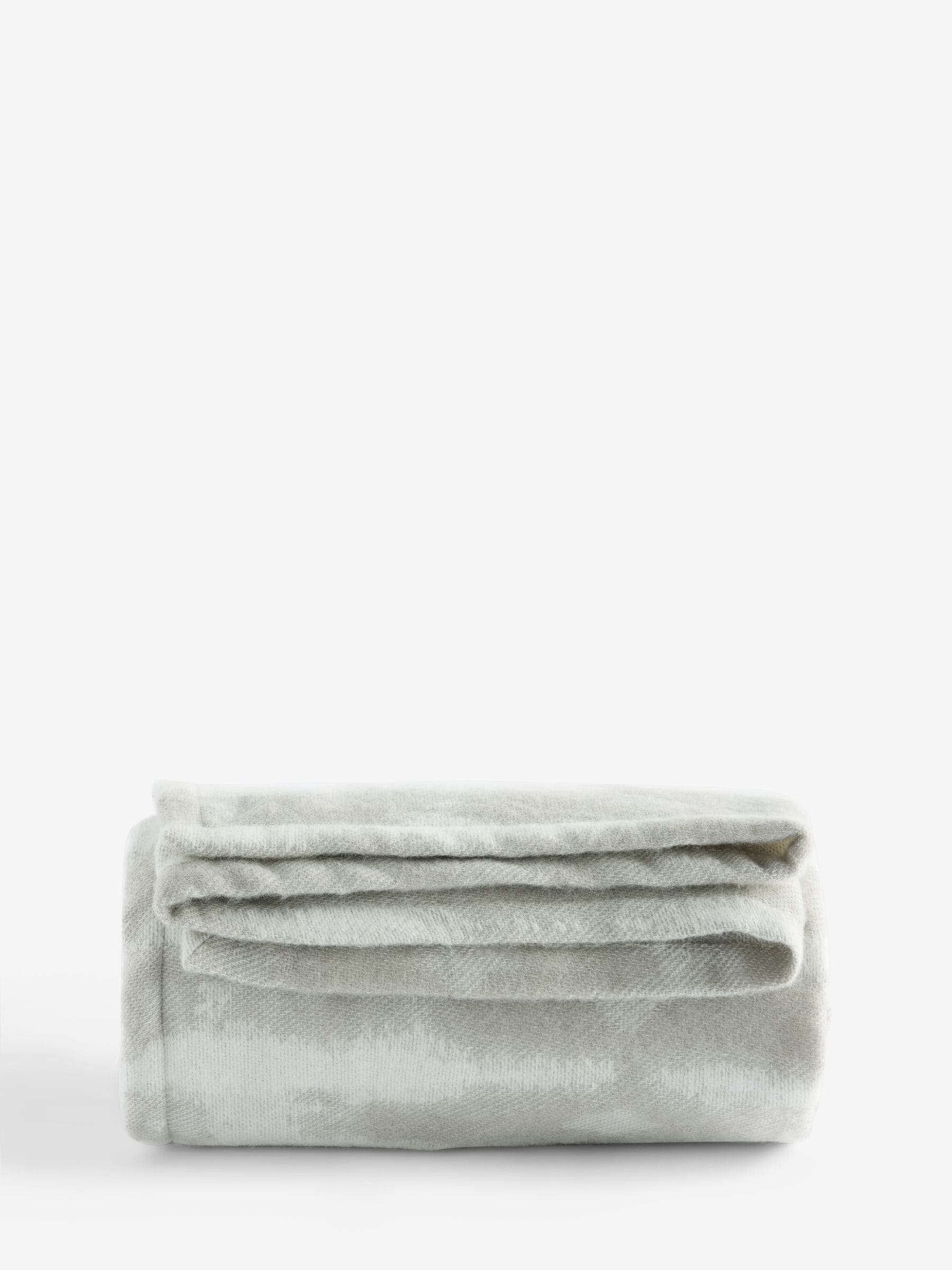 Sosandar Venetia Grey Brushed Throw 180x130cm - British product