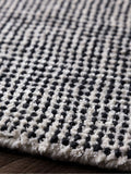 Rockett St George black dotty tufted rug, UK version