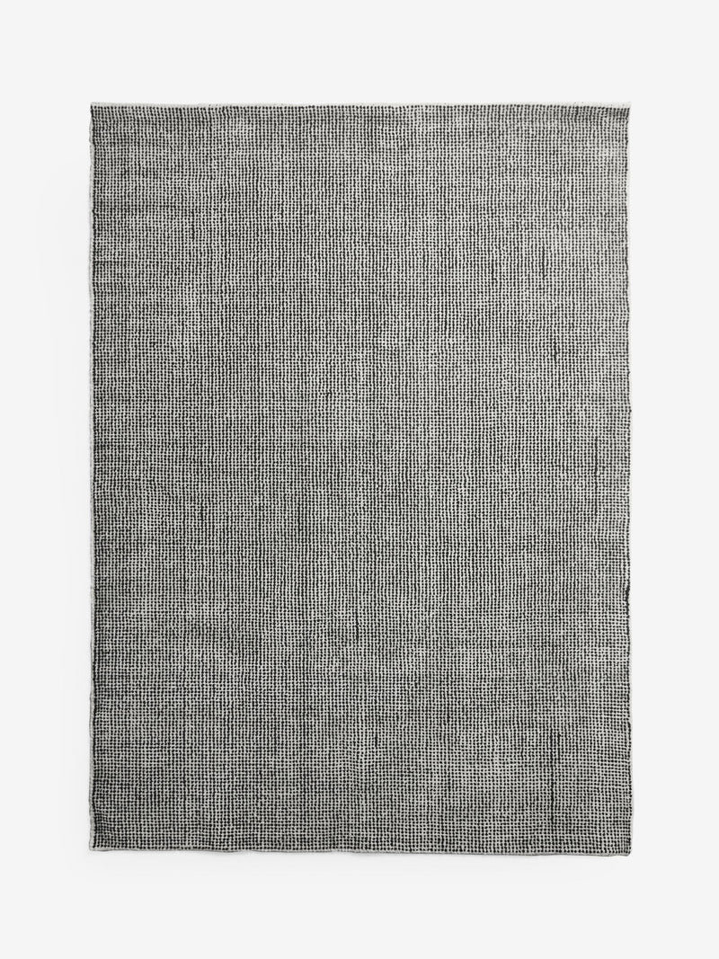Rockett St George black dotty tufted rug, UK version
