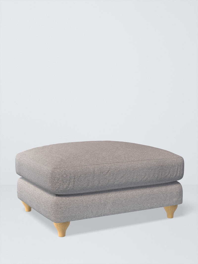 John Lewis Bromley footstool neutral fabric, UK version
