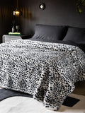 Rockett St George Leopard Love Faux Fur Throw 150cm x 200cm