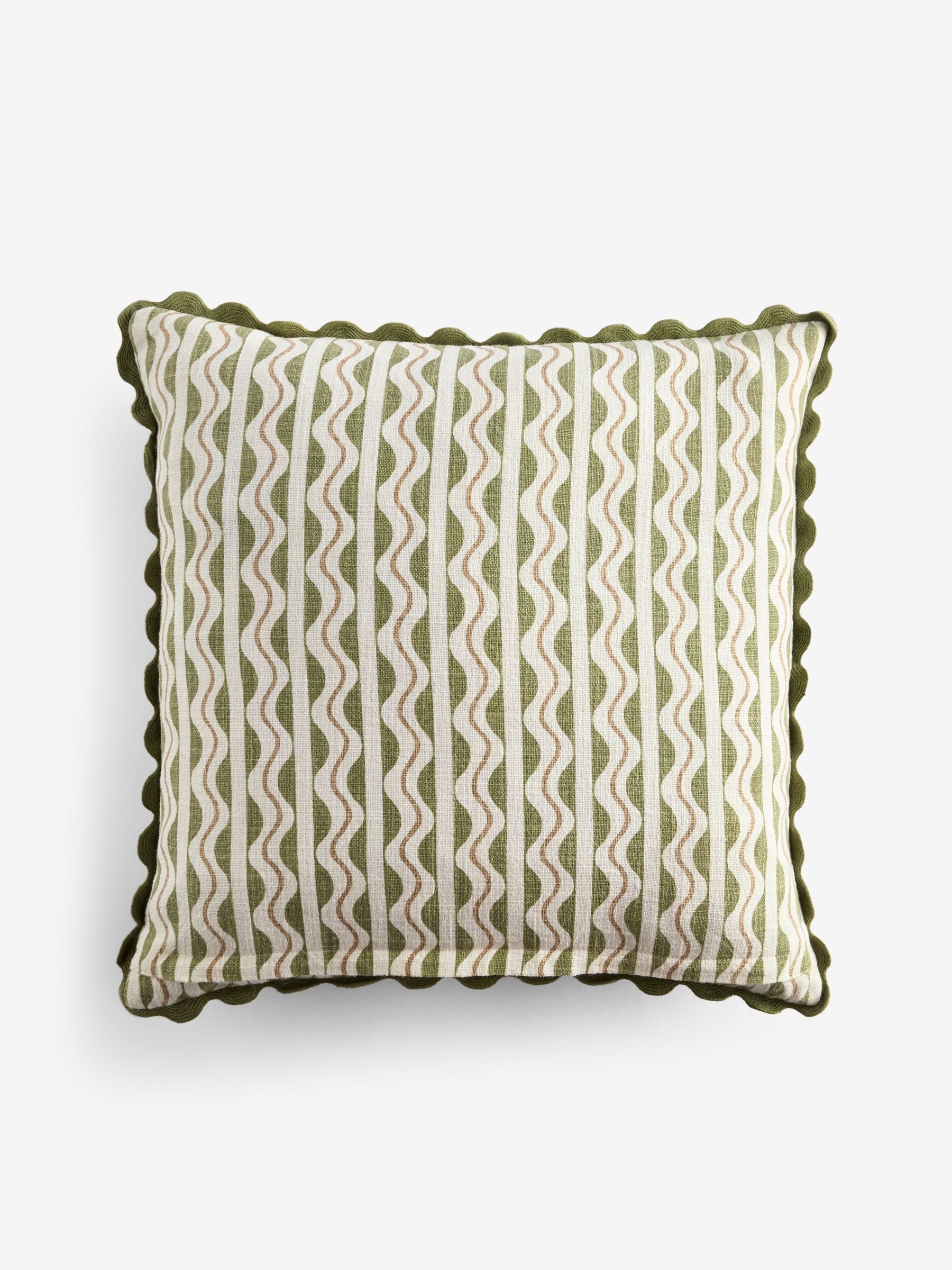 Nina Campbell embroidered cushion 43cm, UK version