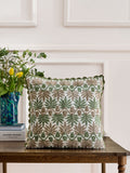Nina Campbell embroidered cushion 43cm, UK version