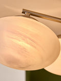 MADE.COM Silver/Frosted Caleb 4 flush light 54cm - British product