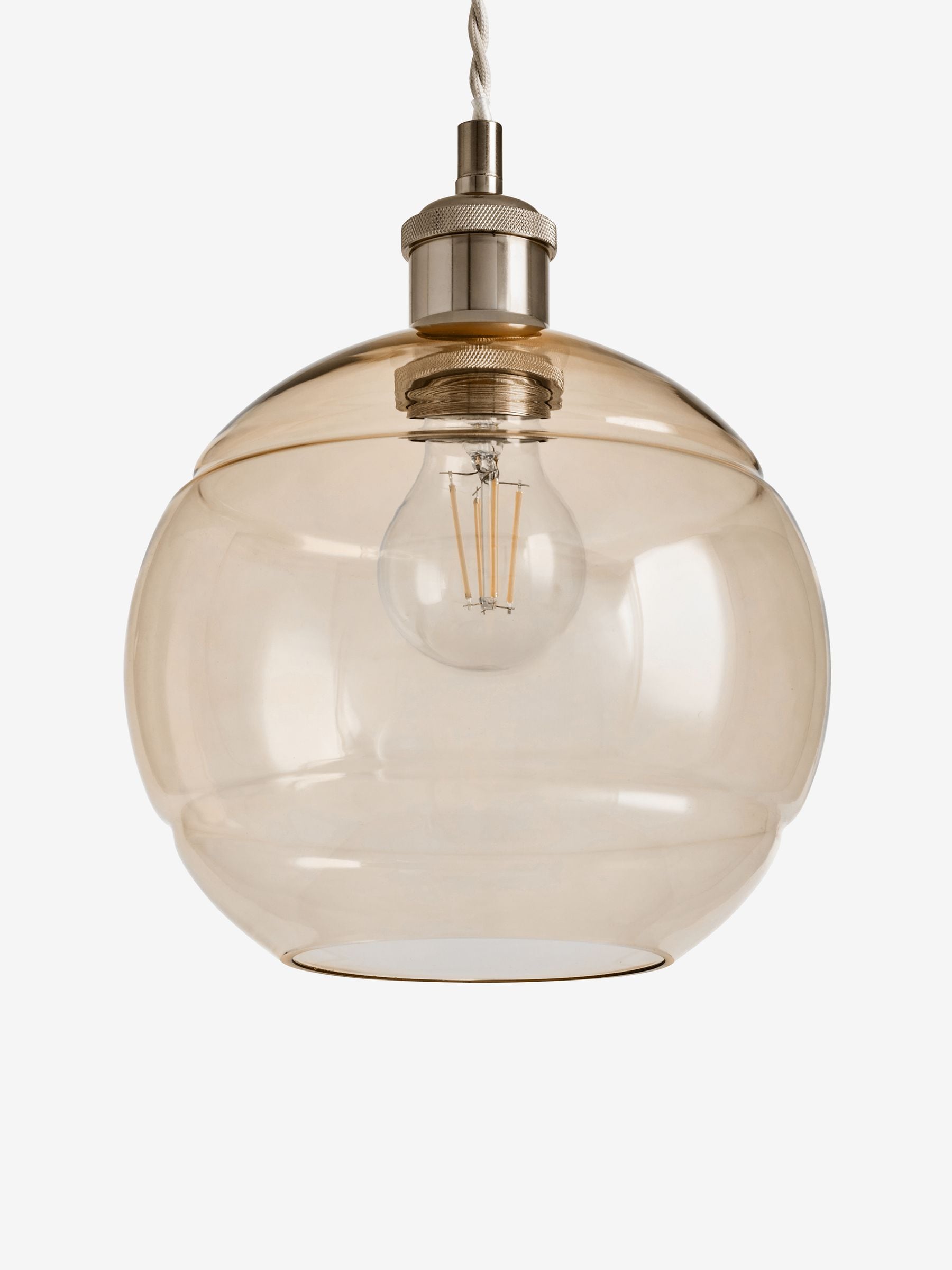 MADE.COM green Mika easyfit glass shade - British product