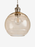MADE.COM green Mika easyfit glass shade - British product