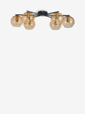 MADE.COM Mika flush light black champagne, imported from the UK