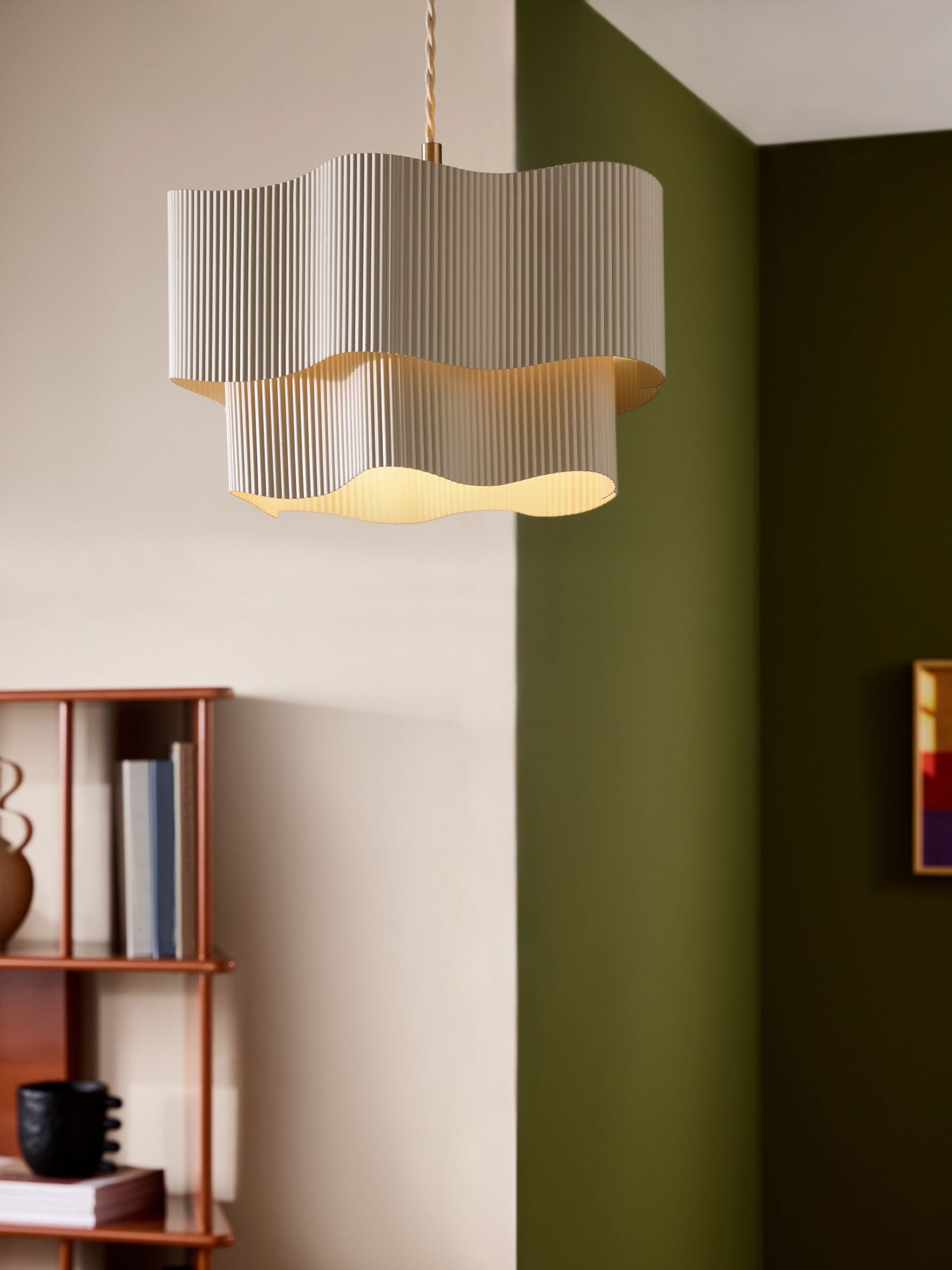 MADE.COM Cream Sydney ceiling light shade, imported from the UK