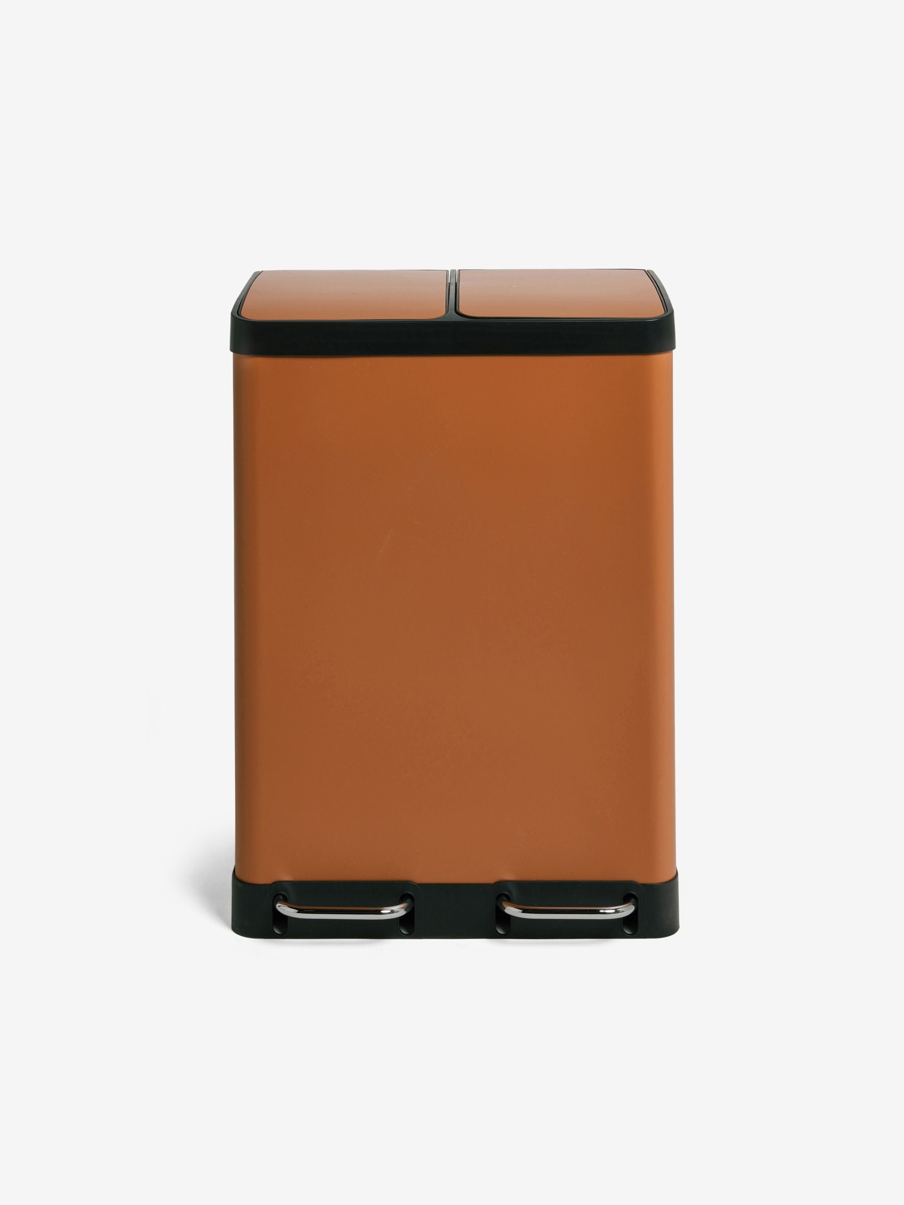 MADE.COM Terracotta 60 litre recycling and waste bin, imported from the UK