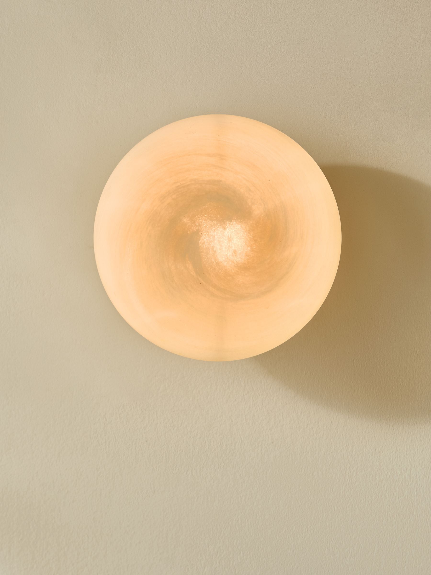 MADE.COM Caleb wall light silver frosted, UK version