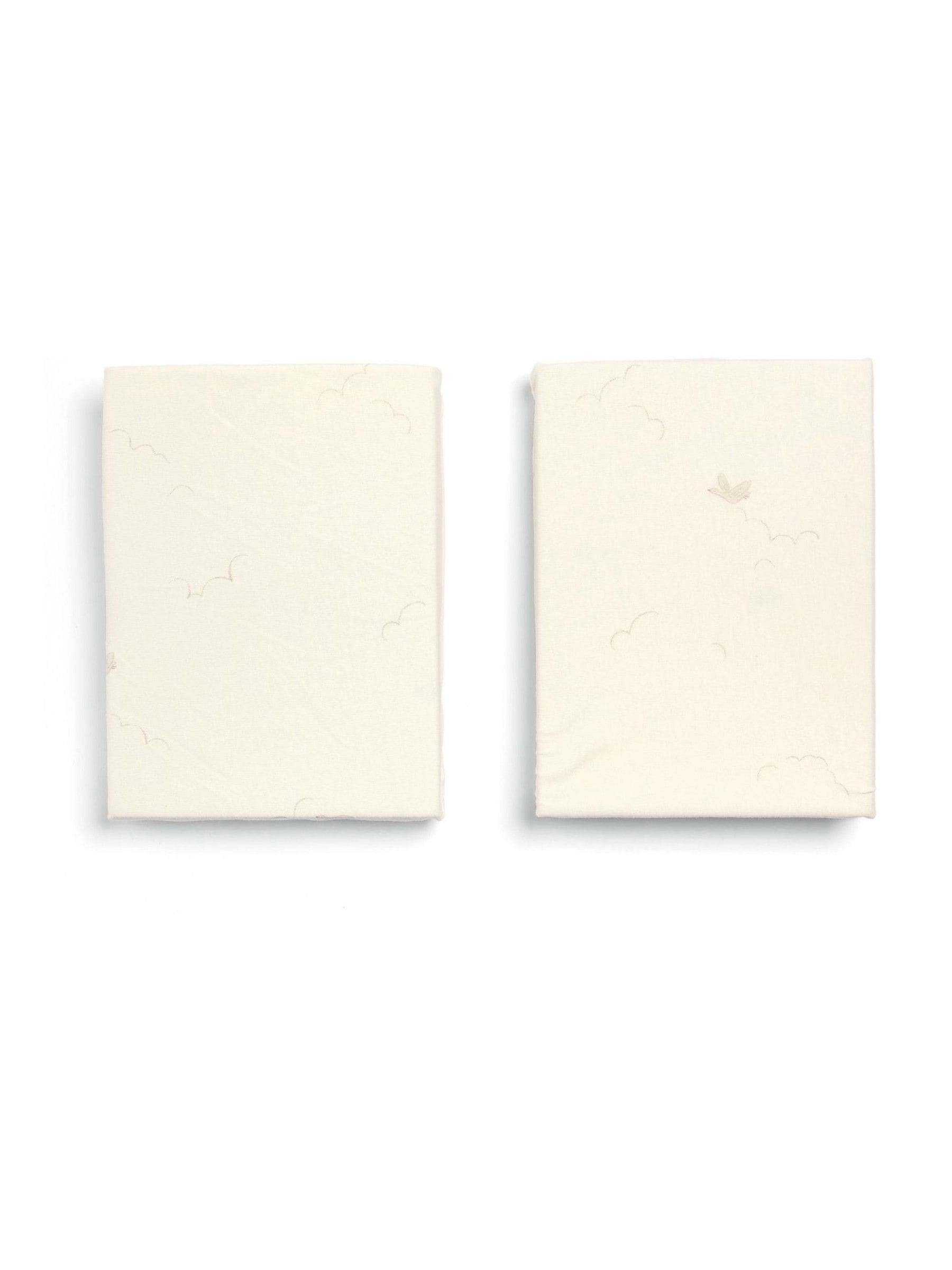 Mamas & Papas duckling cream cotbed fitted sheets 2-pack, imported from the UK