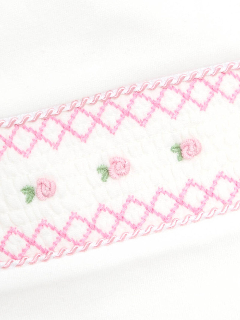 Jojo Maman Bébé white 100% cotton bib mittens 2-pack (British brand)