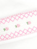 Jojo Maman Bébé white 100% cotton bib mittens 2-pack (British brand)