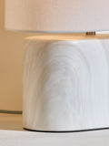 Sosandar marble effect ceramic table lamp, imported from the UK