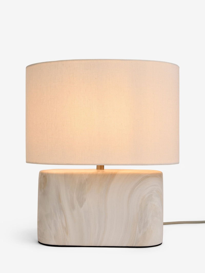 Sosandar marble effect ceramic table lamp, imported from the UK