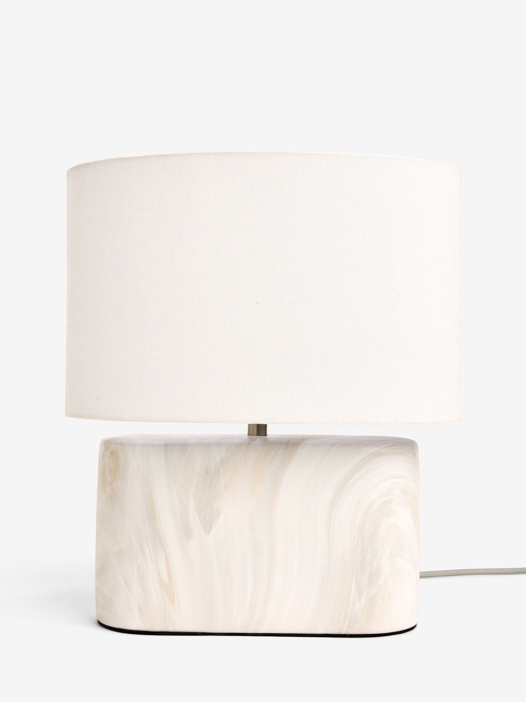 Sosandar marble effect ceramic table lamp, imported from the UK