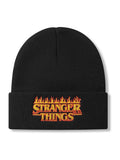 Vanilla Underground black Stranger Things beanie hat - British product