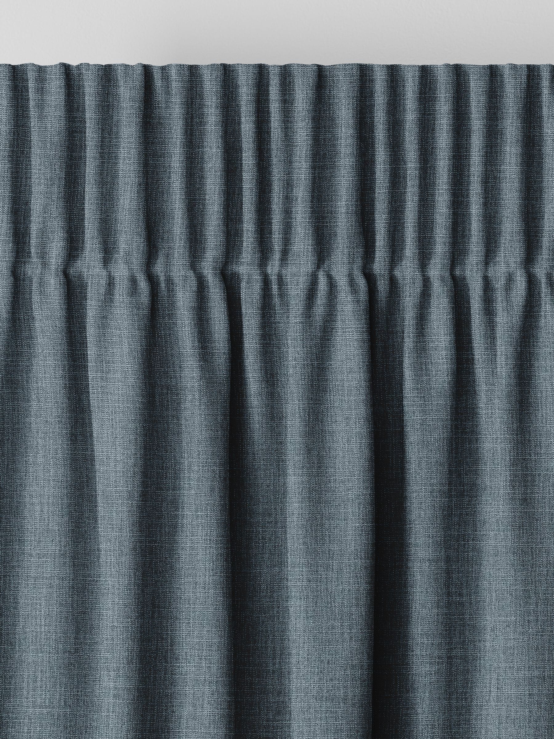 Next Danube Blue made to measure curtains - British product
