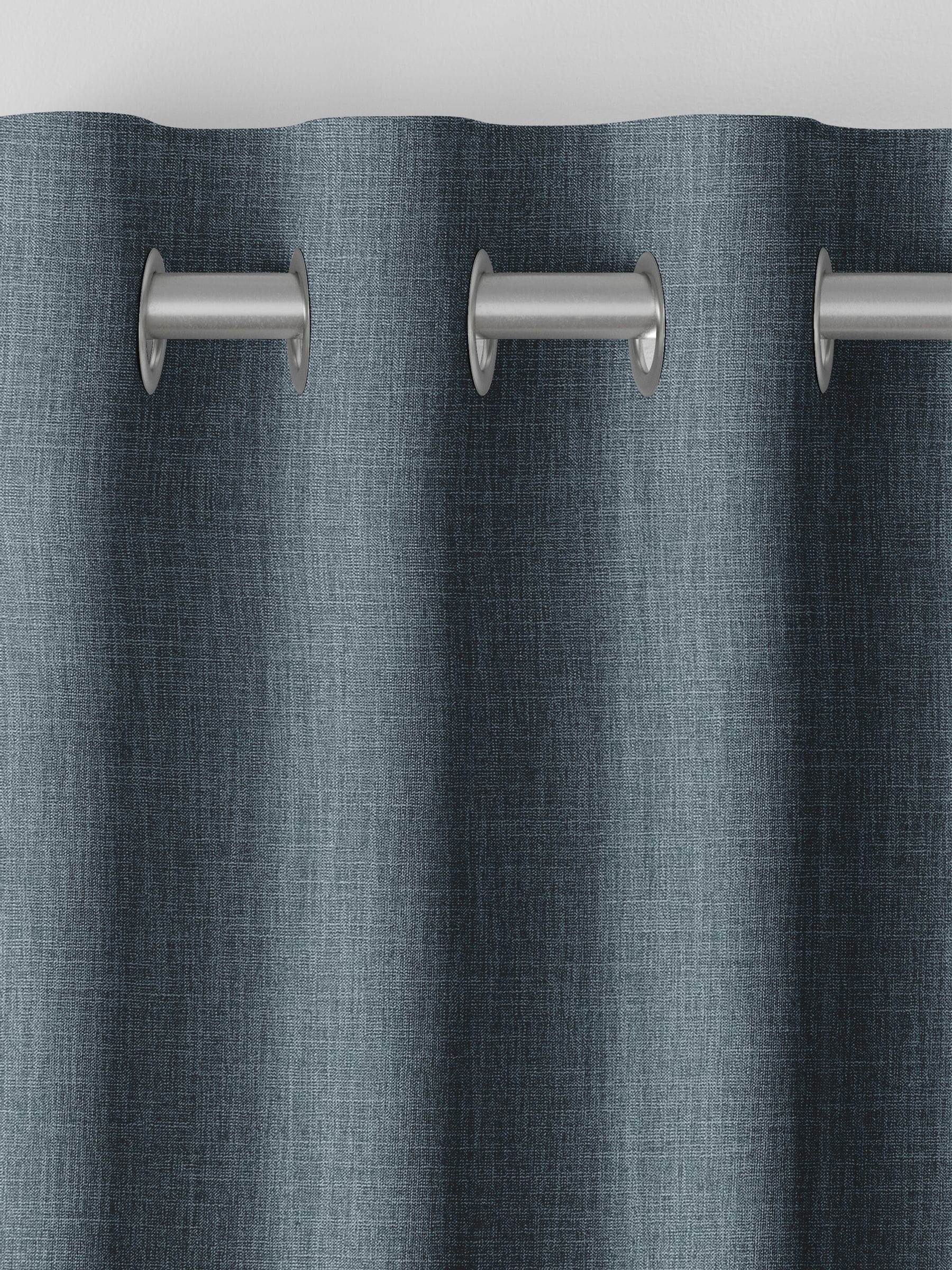 Next Danube Blue made to measure curtains - British product