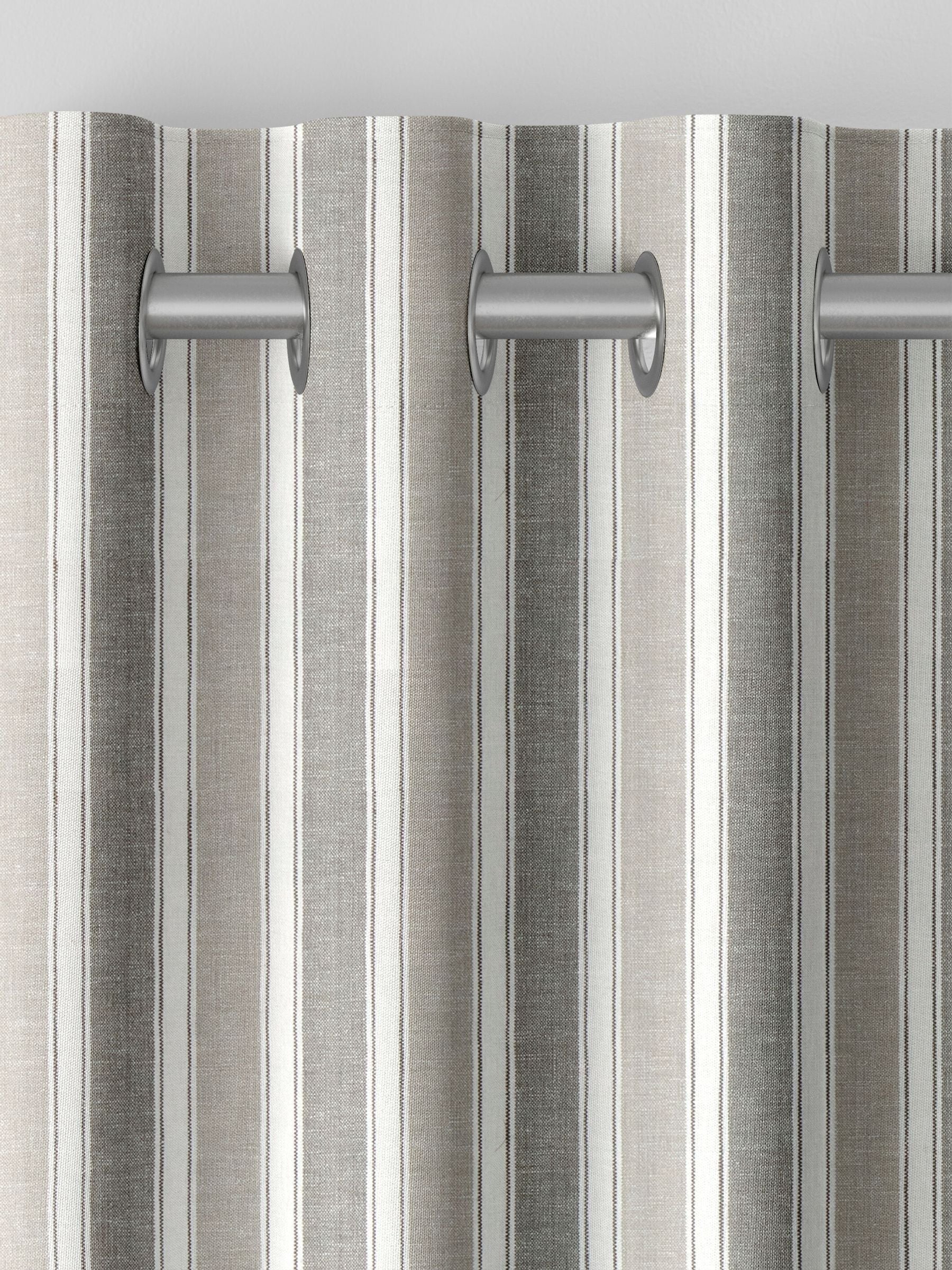 Next pebble grey Dendi made to measure curtains (British brand)