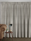 Next denim blue Dendi made-to-measure curtains, imported from the UK