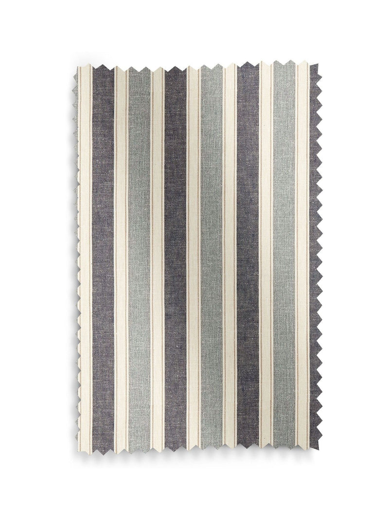 Next denim blue Dendi made-to-measure curtains, imported from the UK