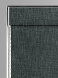 Next made to measure emerald green roman blind, imported from the UK