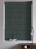 Next made to measure emerald green roman blind, imported from the UK