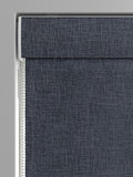 Next Ink Blue Viam made to measure roman blind, UK version