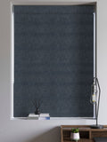 Next Ink Blue Viam made to measure roman blind, UK version