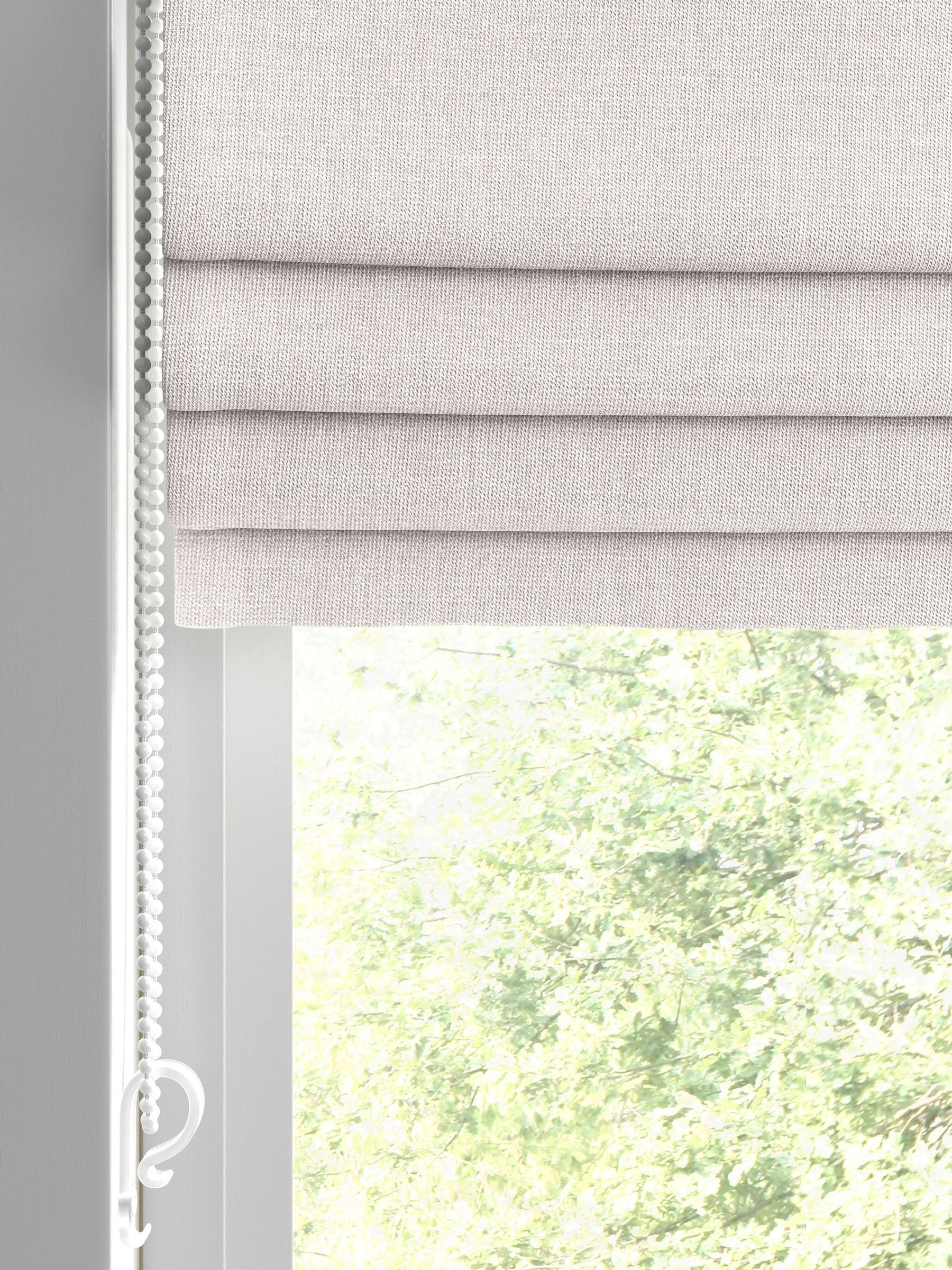 Next Roman blind pearl white slubby finish, imported from the UK