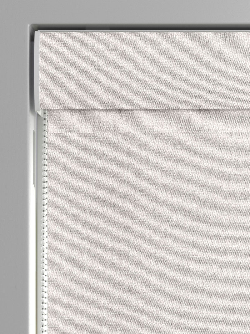 Next Roman blind pearl white slubby finish, imported from the UK