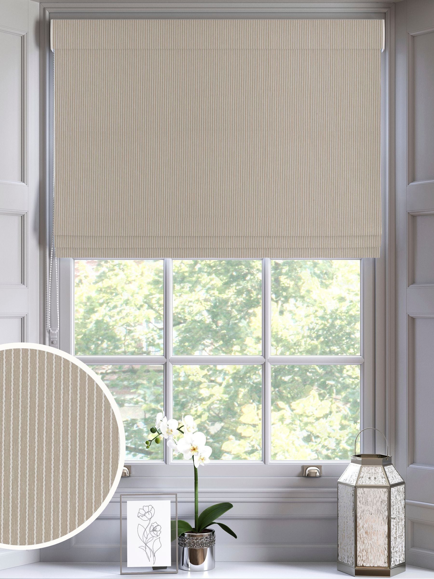 Next roman blind fawn natural coil - British product