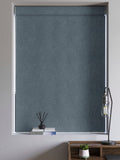 Next Danube Blue Viam roman blind blue woven fabric (British brand)