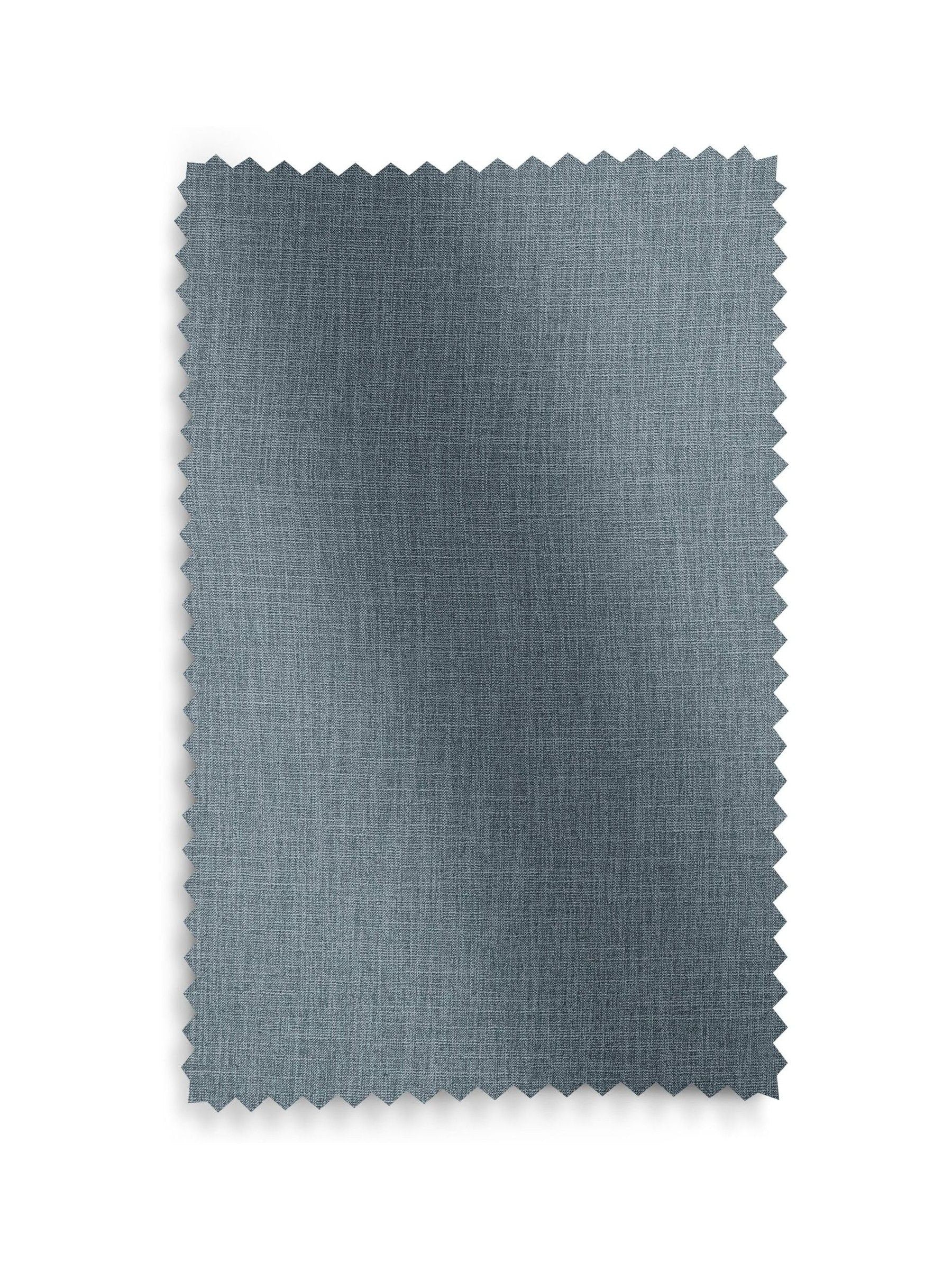 Next Danube Blue Viam roman blind blue woven fabric (British brand)