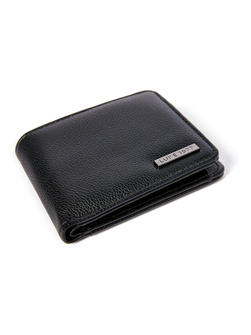 Luke 1977 Black Dover wallet and card holder set, imported from the UK